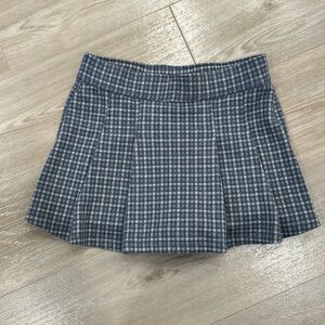 Abercrombie Kids Pleated Plaid Skort